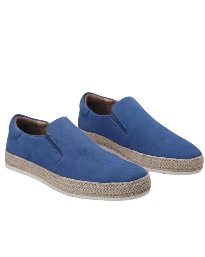 Ladislao | Mocasines azules de ante para el verano