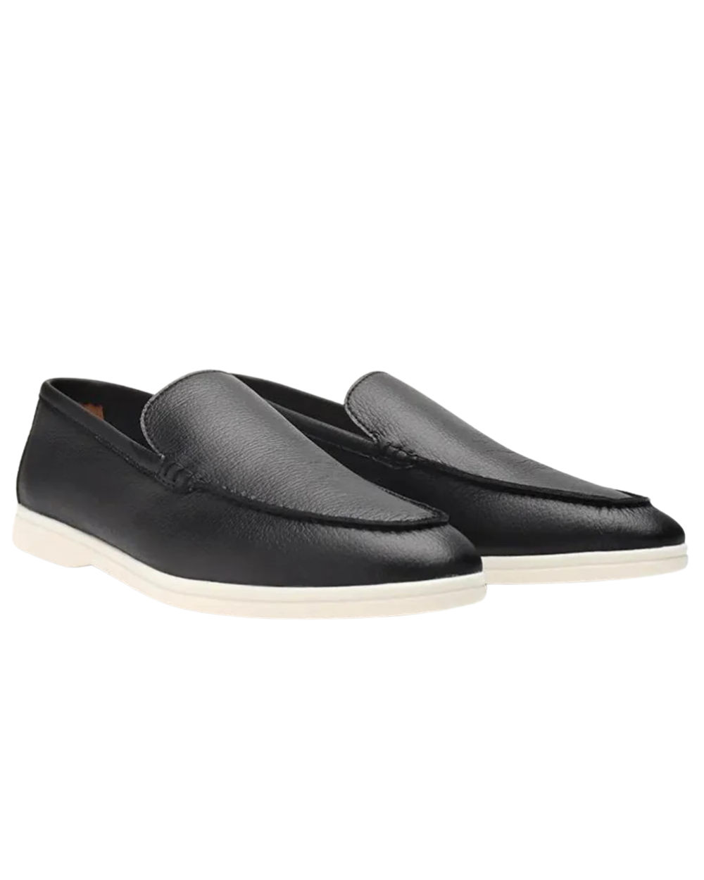 Leandro | Mocasines de piel texturizada