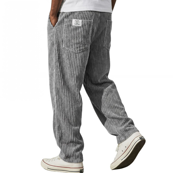 Leandro | Pantalón de pana con cintura elástica