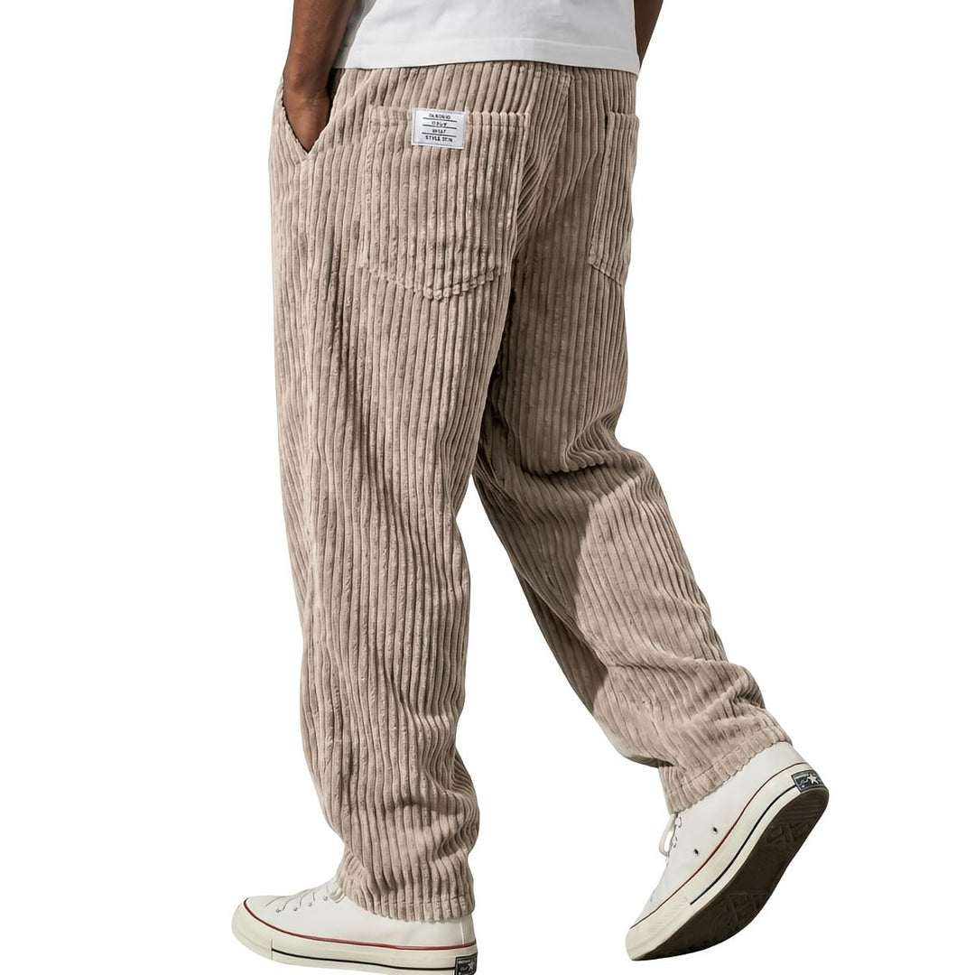 Leandro | Pantalón de pana con cintura elástica