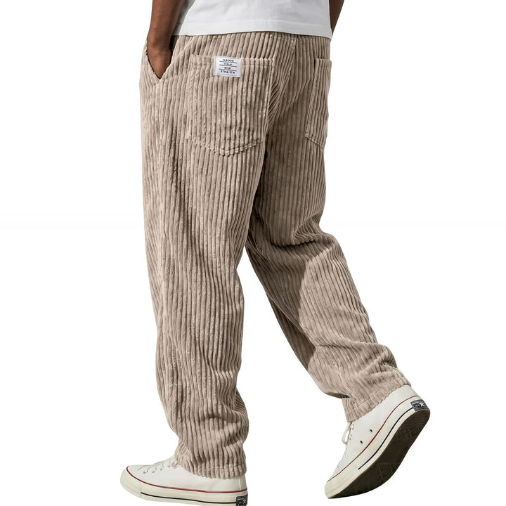 Leandro | Pantalón de pana con cintura elástica