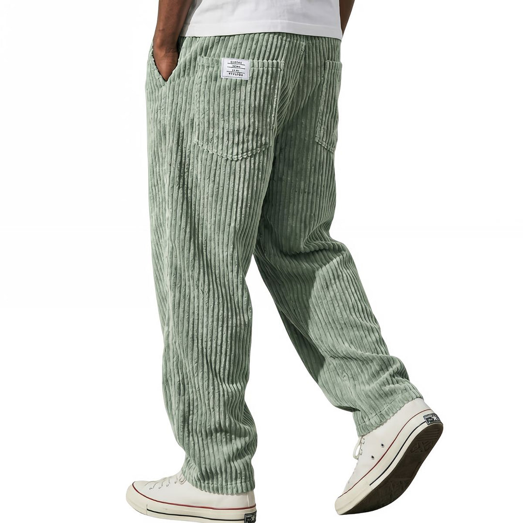 Leandro | Pantalón de pana con cintura elástica