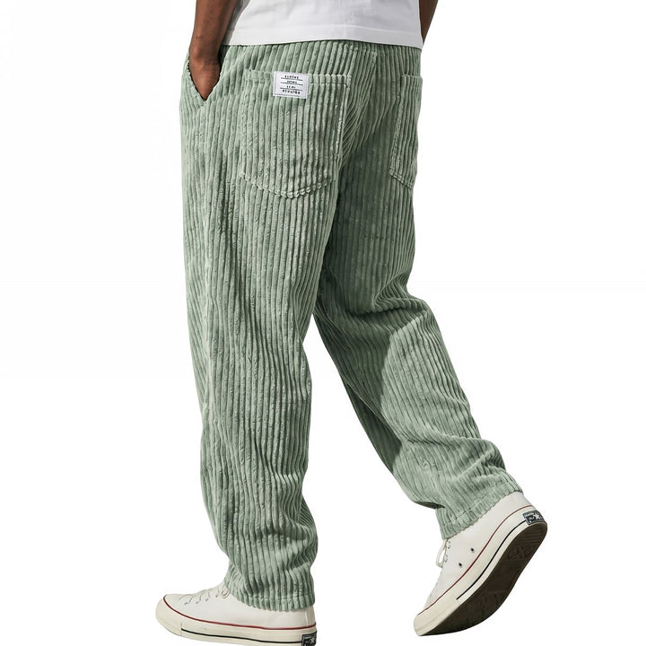 Leandro | Pantalón de pana con cintura elástica