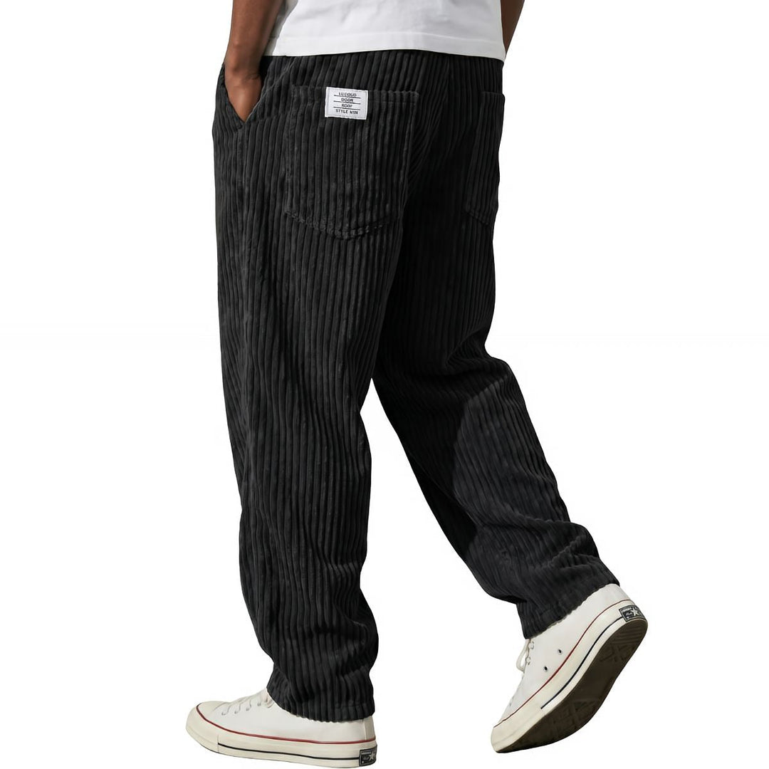 Leandro | Pantalón de pana con cintura elástica