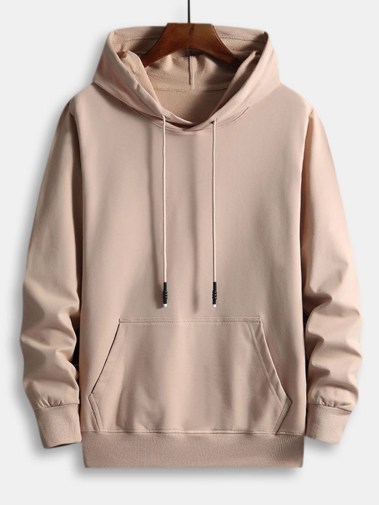 Leonardo | Sudadera con capucha básica de algodón