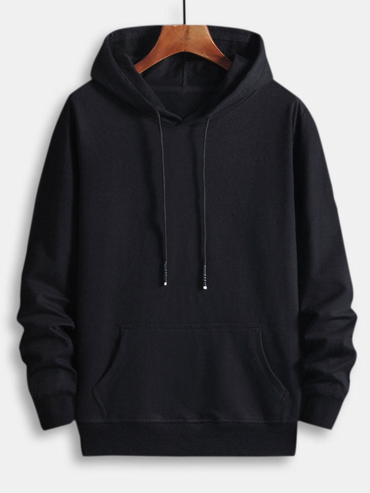 Leonardo | Sudadera con capucha básica de algodón
