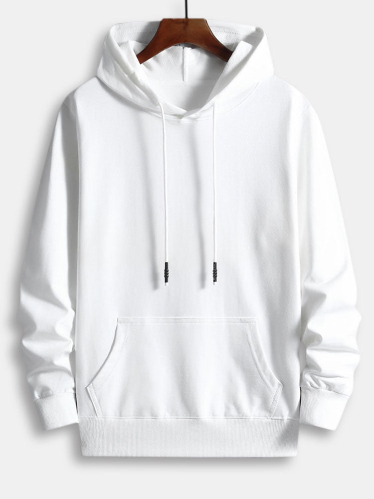 Leonardo | Sudadera con capucha básica de algodón