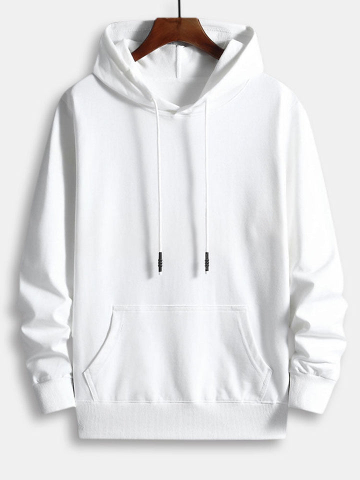 Leonardo | Sudadera con capucha básica de algodón