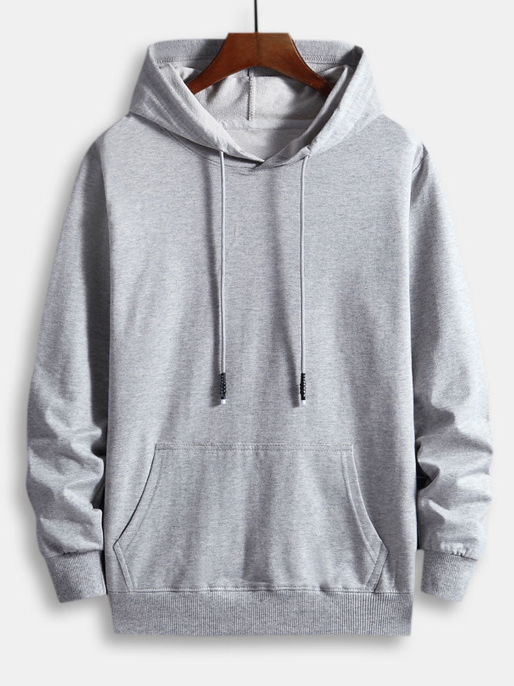 Leonardo | Sudadera con capucha básica de algodón