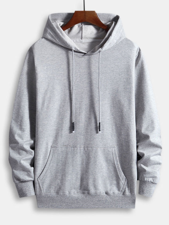 Leonardo | Sudadera con capucha básica de algodón