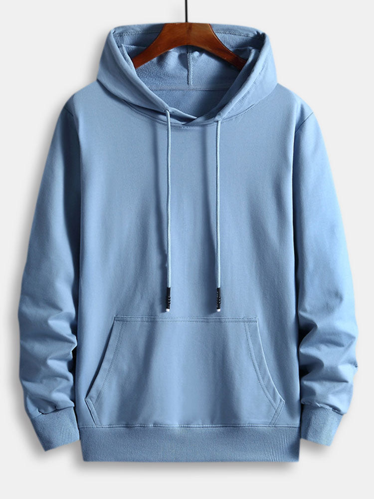 Leonardo | Sudadera con capucha básica de algodón