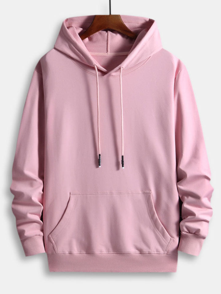 Leonardo | Sudadera con capucha básica de algodón
