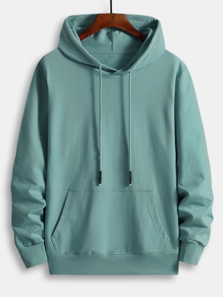 Leonardo | Sudadera con capucha básica de algodón