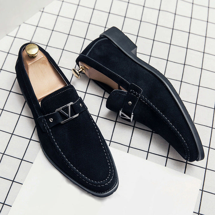 Leoncio | Mocasines de ante con hebilla