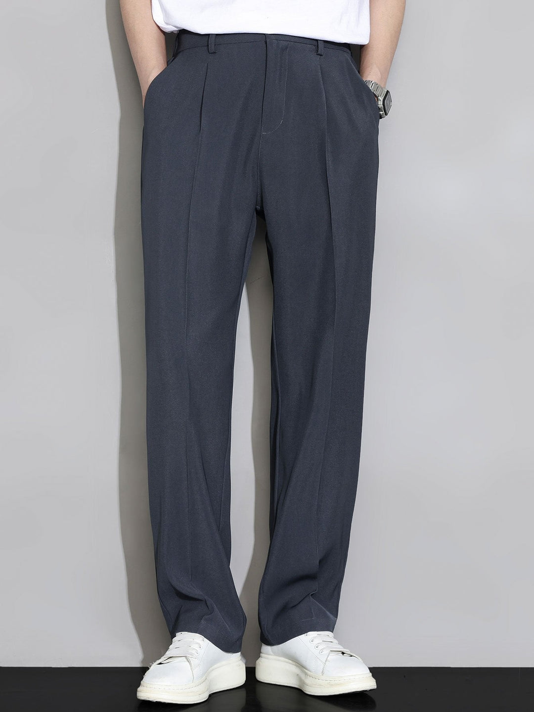 Leoncio | Pantalón de vestir de corte relajado y pernera recta