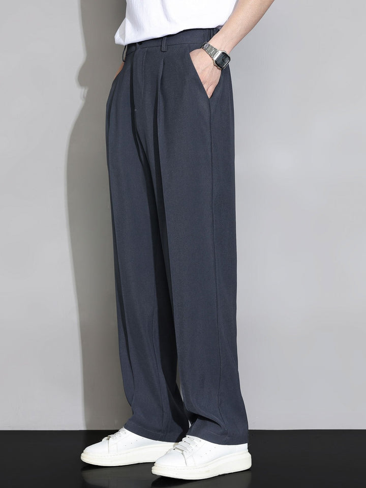 Leoncio | Pantalón de vestir de corte relajado y pernera recta