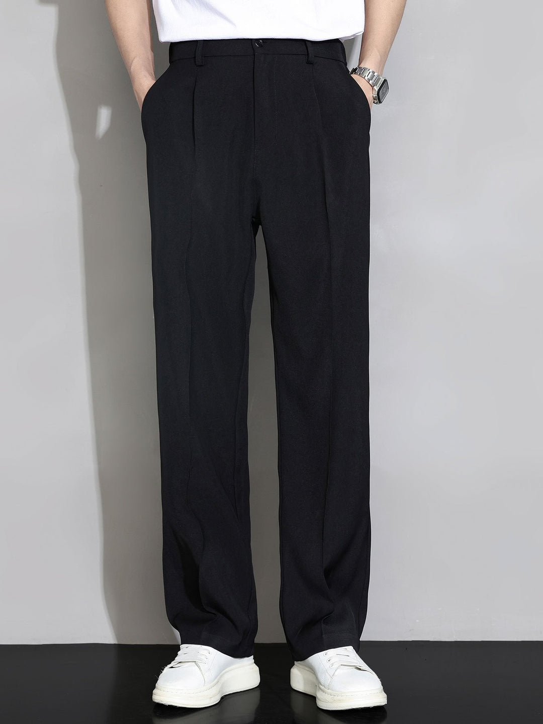 Leoncio | Pantalón de vestir de corte relajado y pernera recta