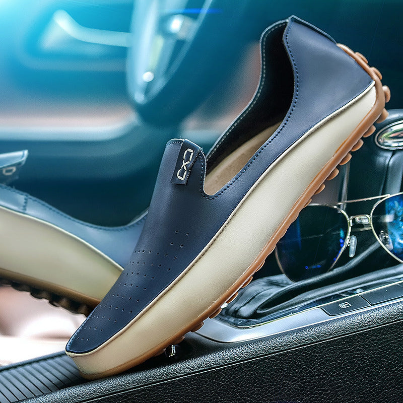 Lucio | Mocasines driving bicolor