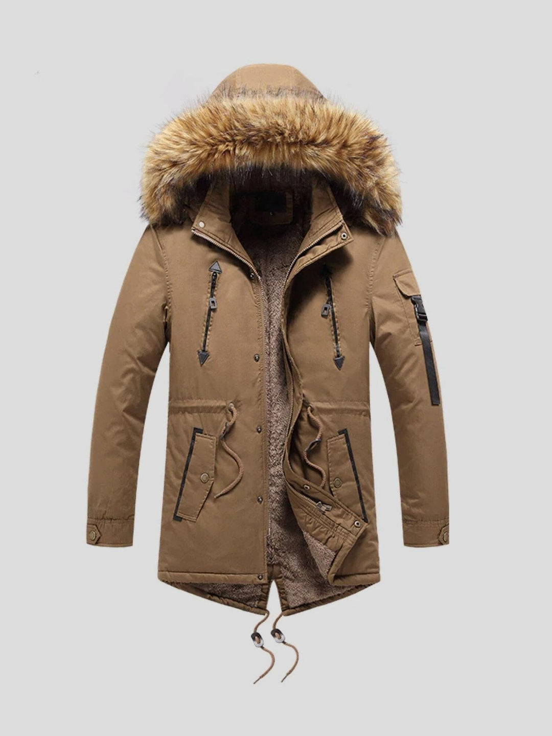 Luis | Chaqueta de vestir en tonos caqui