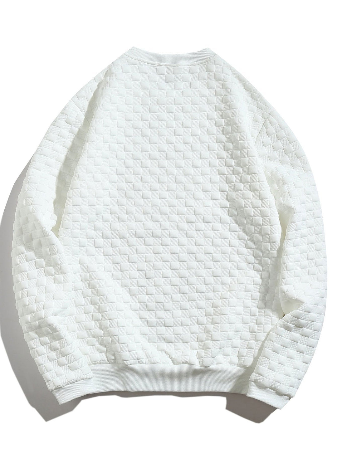 Luis | Sudadera con jacquard de tablero de ajedrez