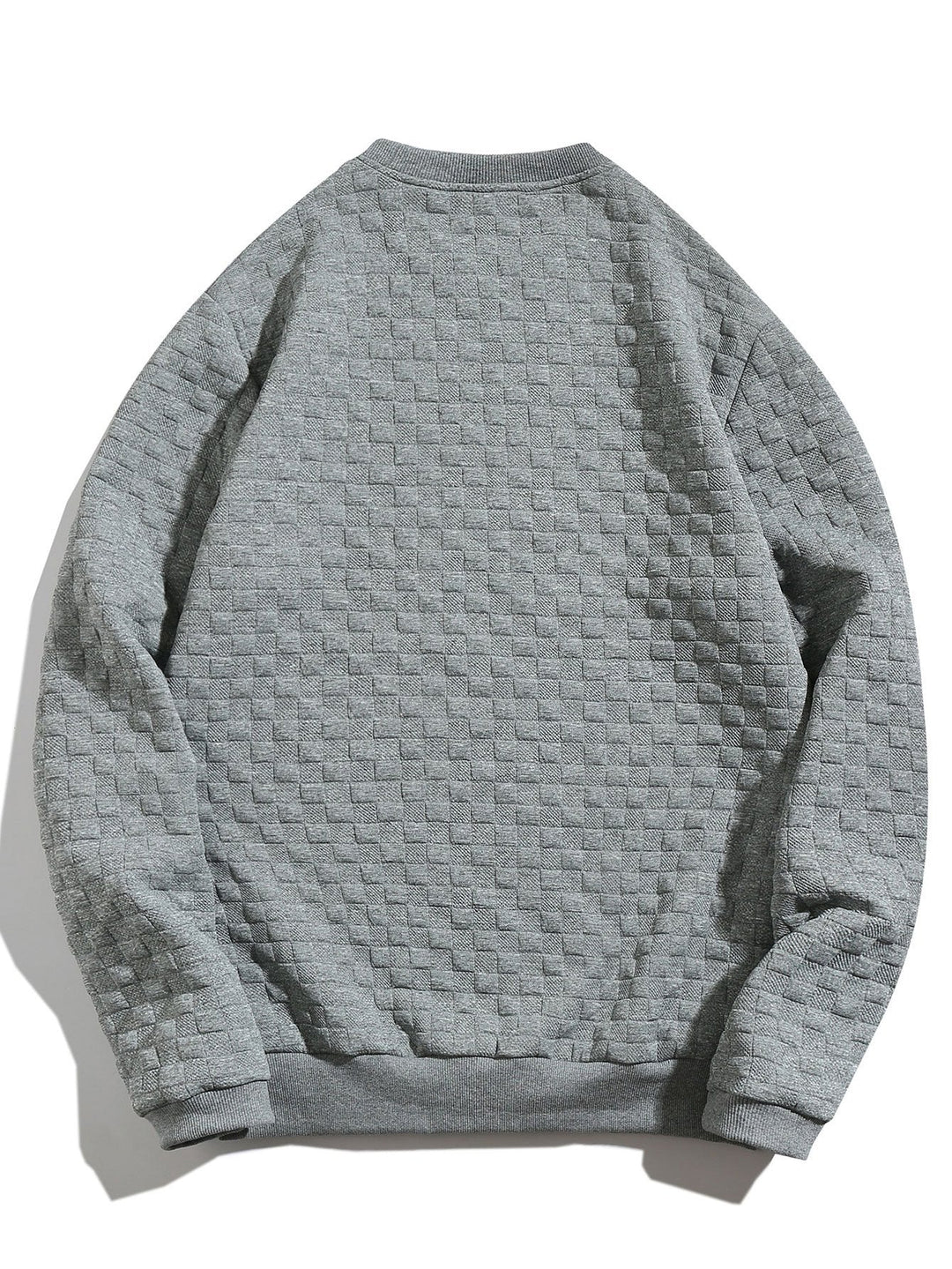 Luis | Sudadera con jacquard de tablero de ajedrez