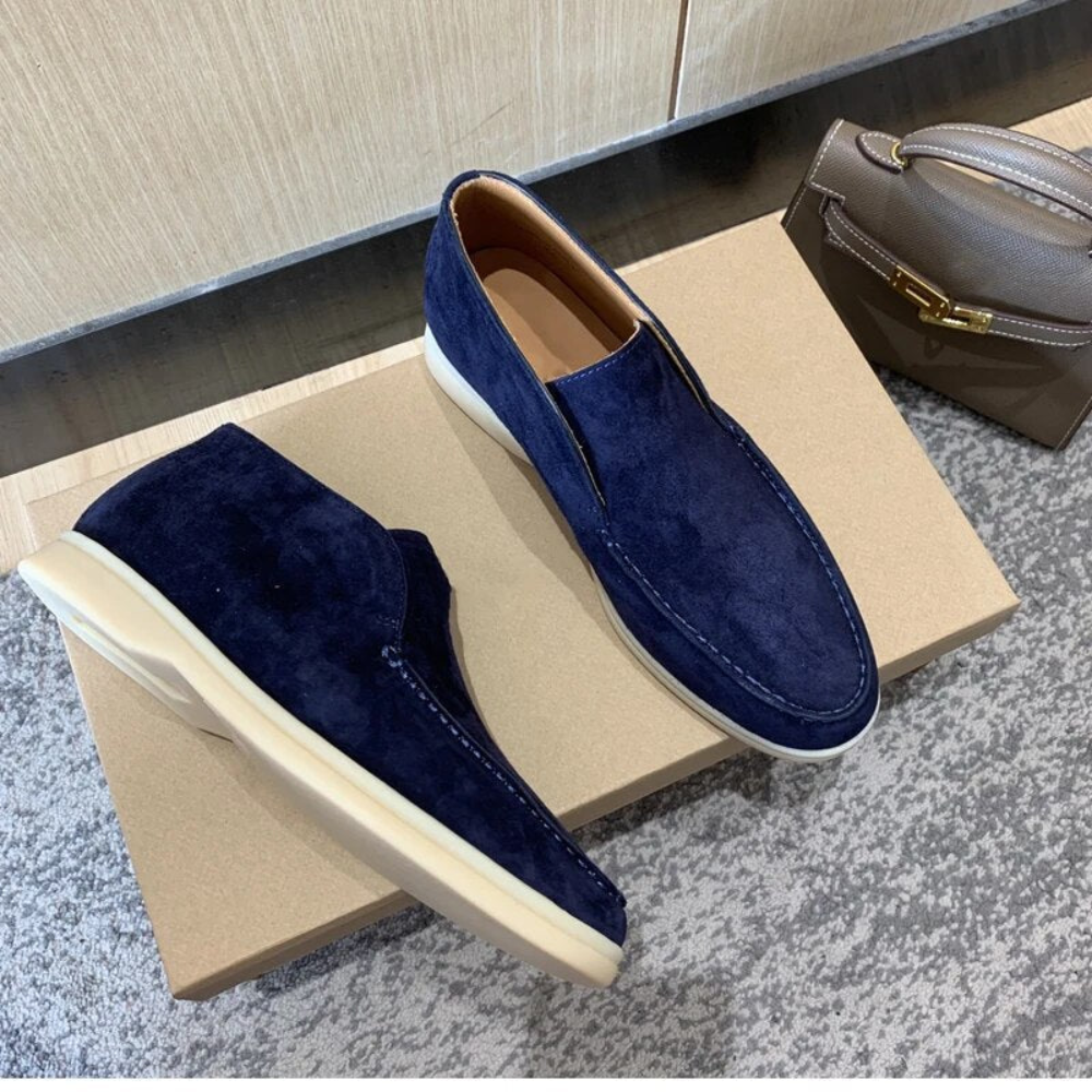 Manuel | Mocasines casual de ante