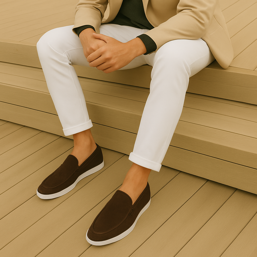 Mariano | Mocasines de ante de vestir