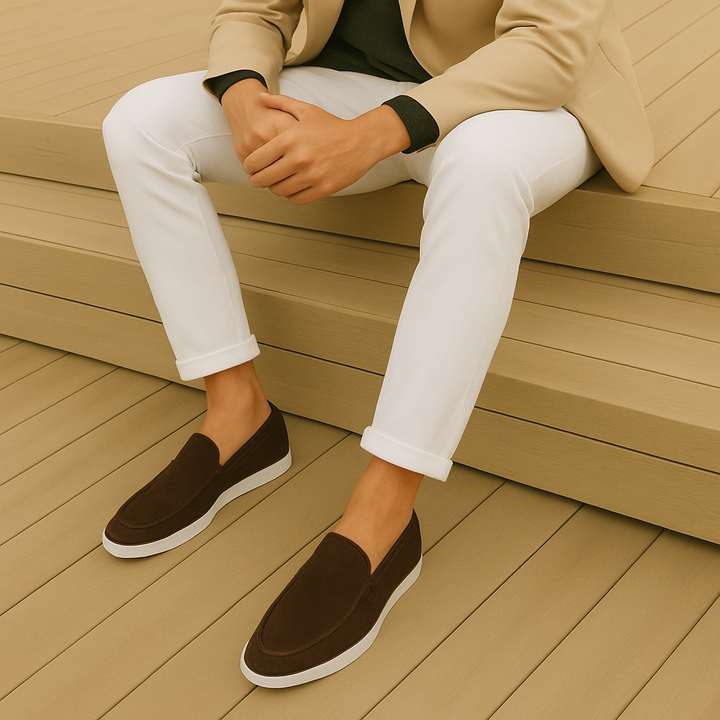 Mariano | Mocasines de ante de vestir