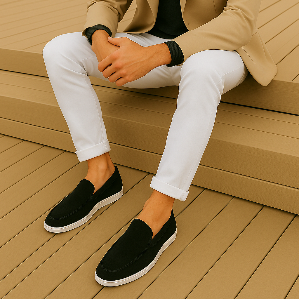 Mariano | Mocasines de ante de vestir