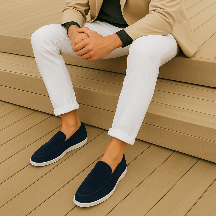 Mariano | Mocasines de ante de vestir