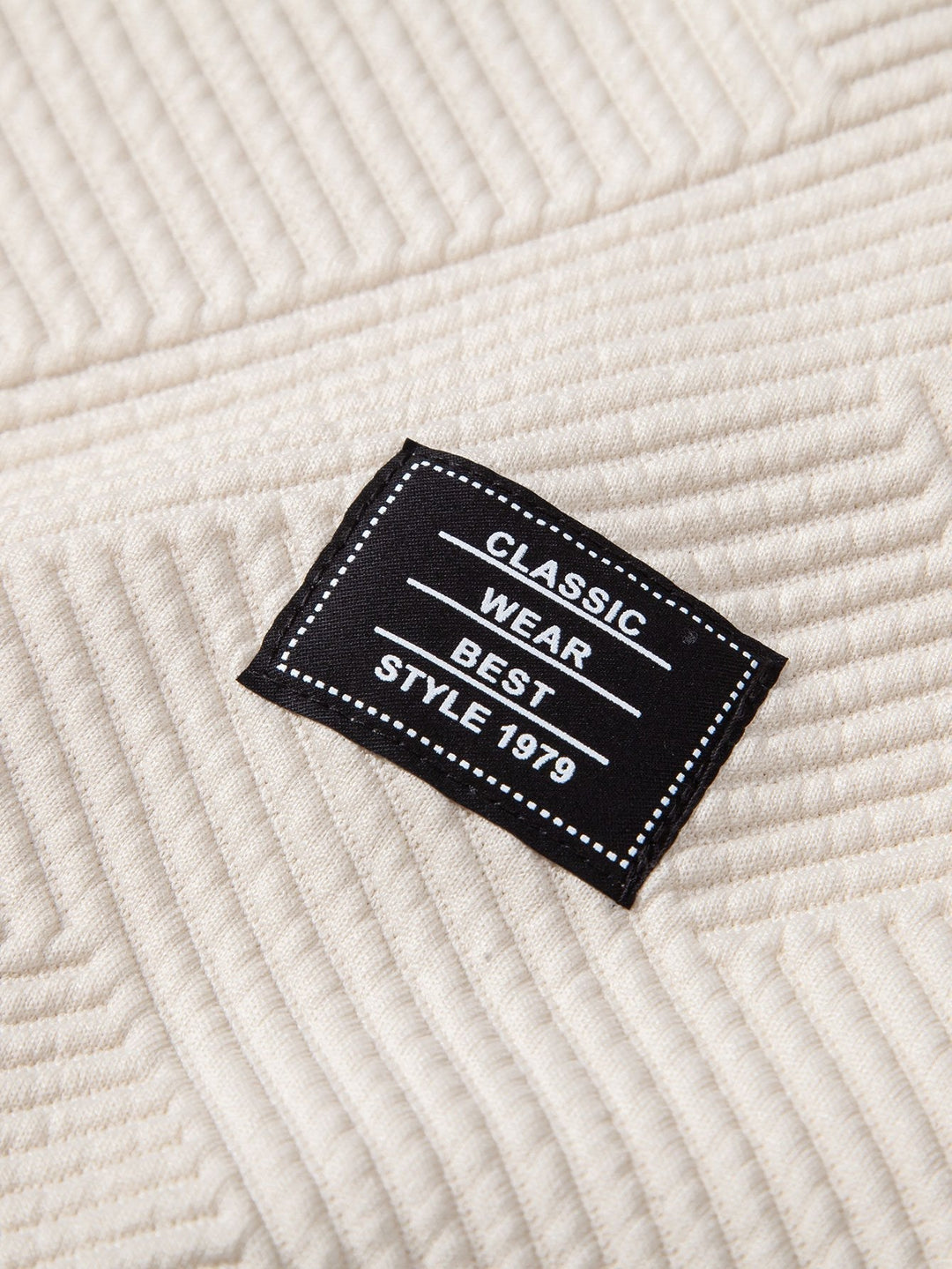 Mario | Sudadera con rayas geométricas y corte relajado