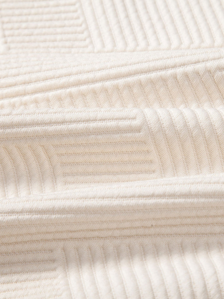 Mario | Sudadera con rayas geométricas y corte relajado