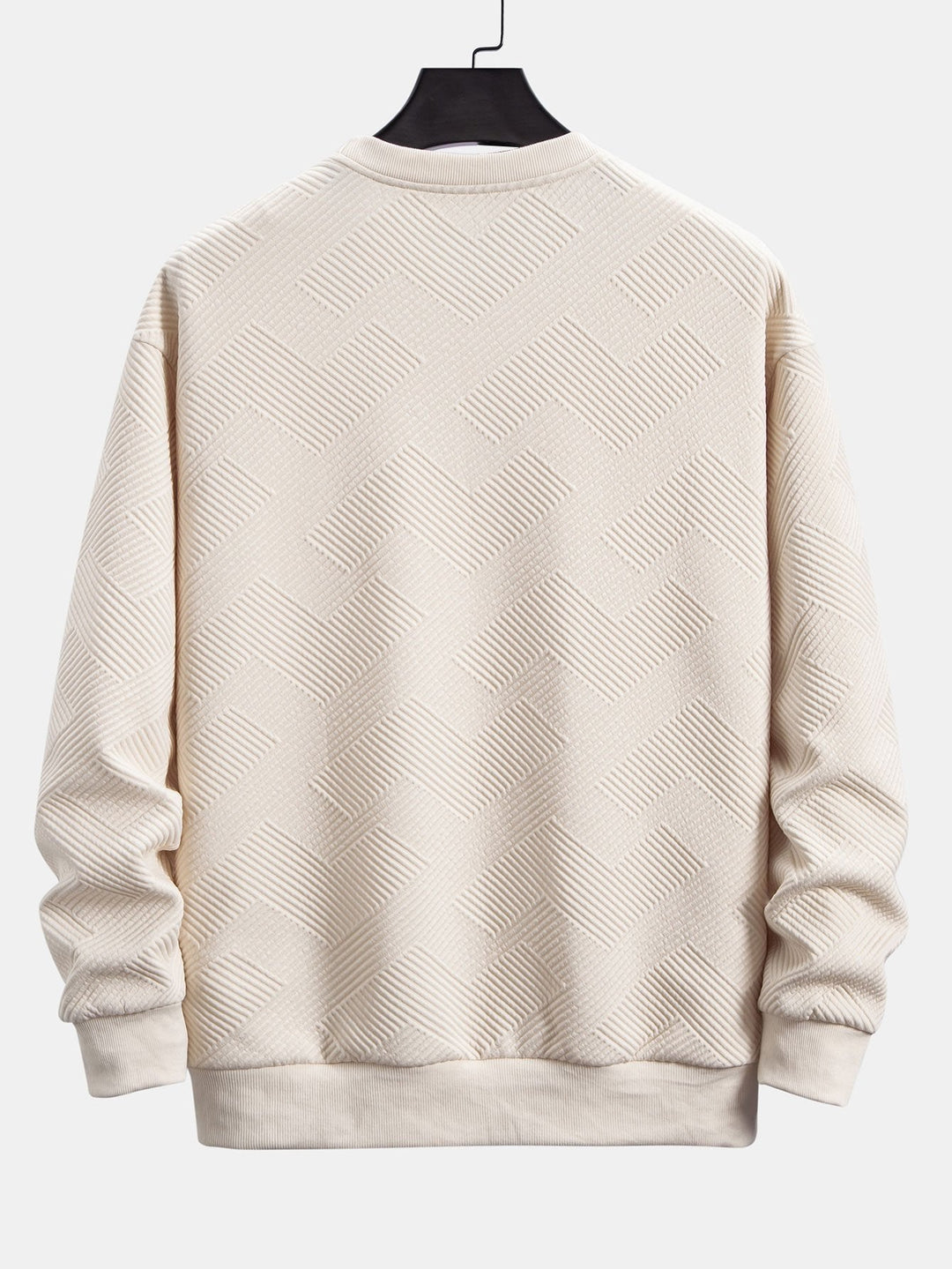 Mario | Sudadera con rayas geométricas y corte relajado