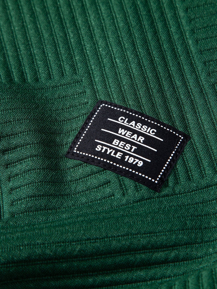 Mario | Sudadera con rayas geométricas y corte relajado
