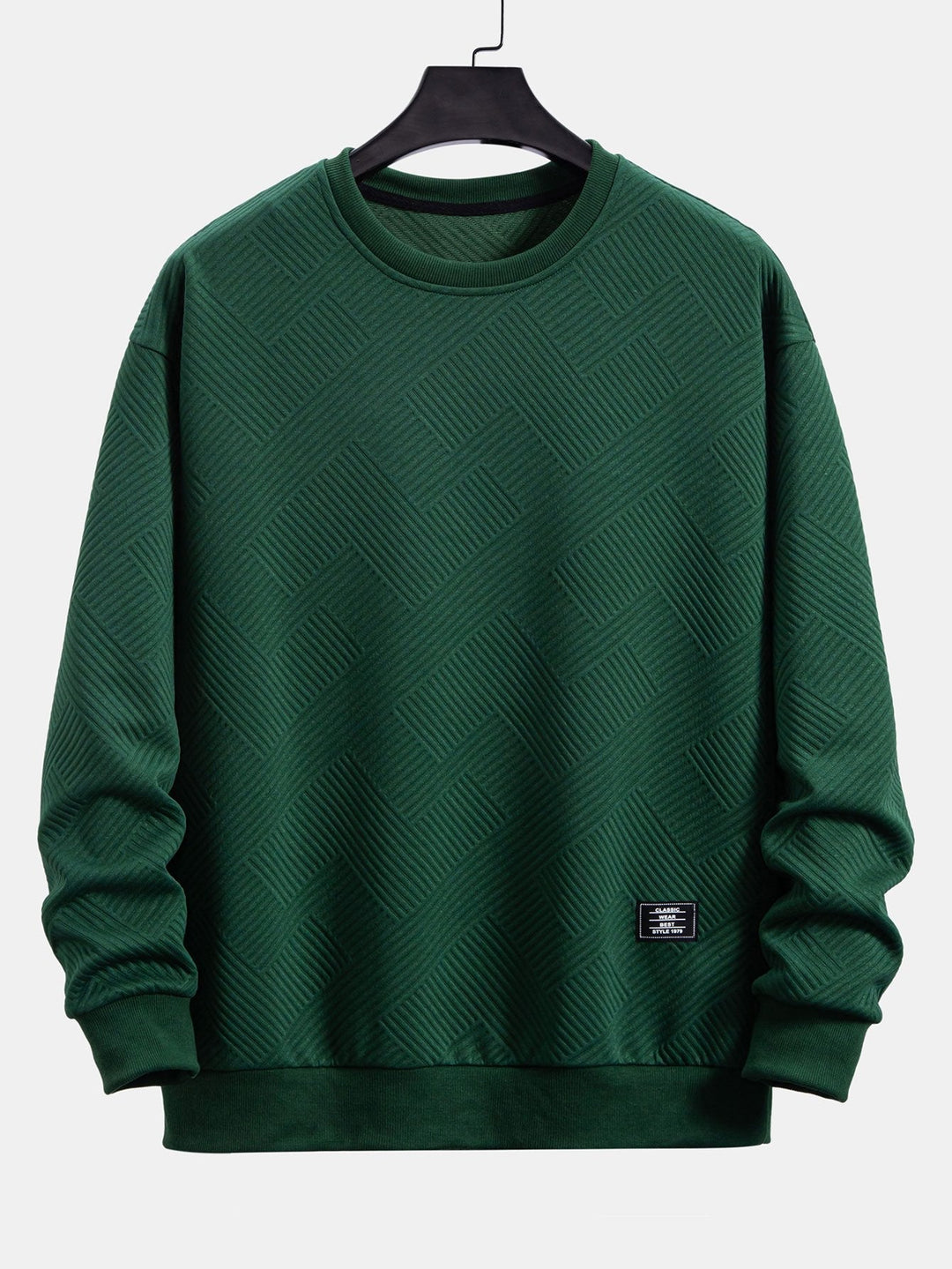 Mario | Sudadera con rayas geométricas y corte relajado