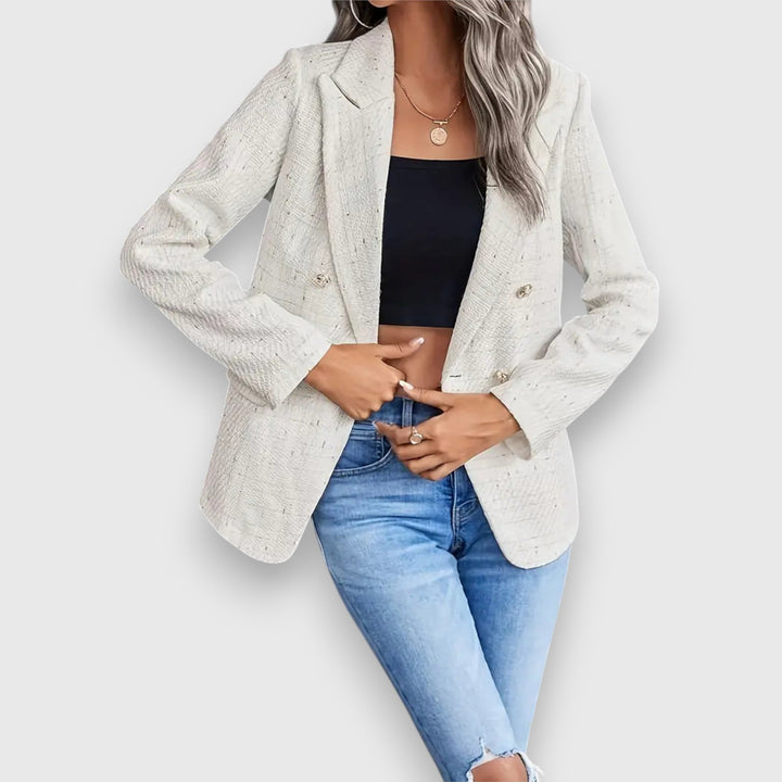 Marta | Blazer de tweed para días cálidos