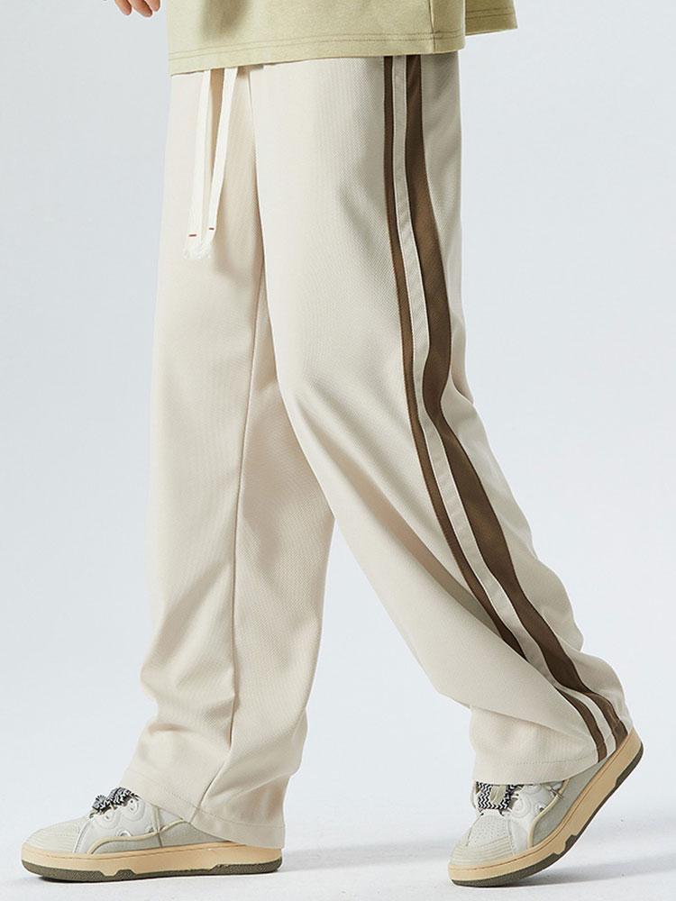 Mauro | Pantalón vintage holgado con banda lateral