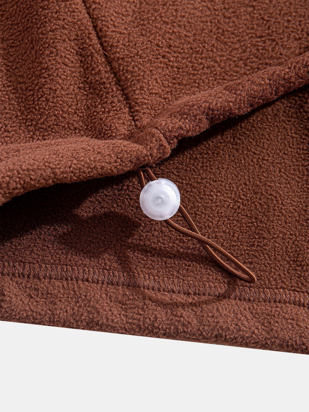 Melchor | Jersey polar con cuello alto, cremallera corta y corte relajado