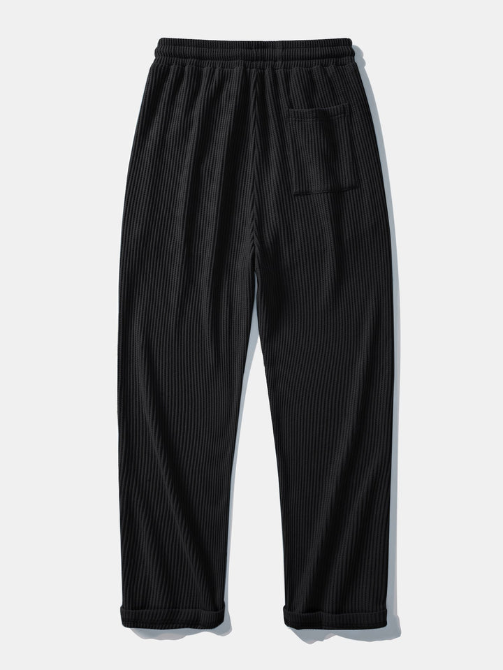 Melquíades | Pantalón con textura gofre y cordón