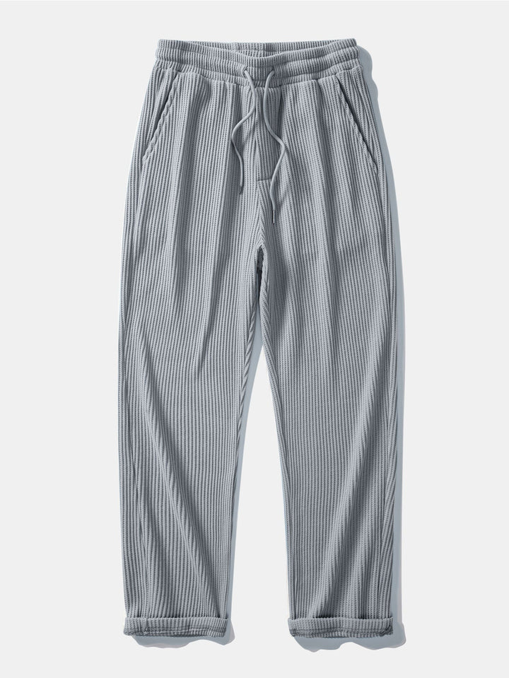 Melquíades | Pantalón con textura gofre y cordón