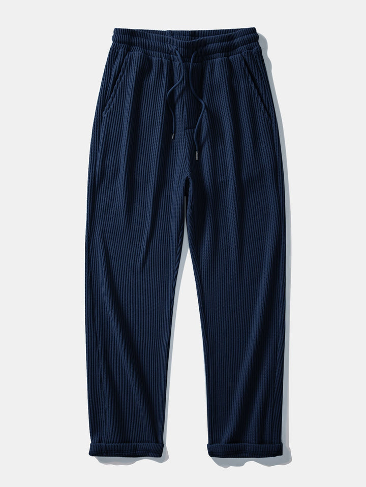 Melquíades | Pantalón con textura gofre y cordón