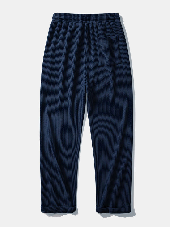 Melquíades | Pantalón con textura gofre y cordón