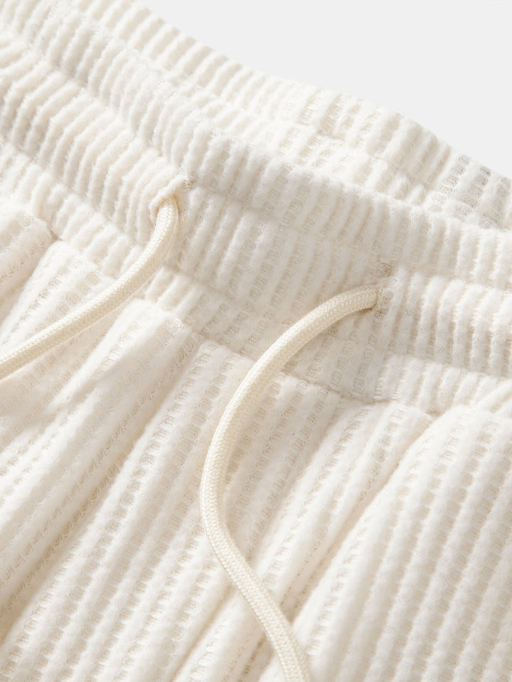 Melquíades | Pantalón con textura gofre y cordón