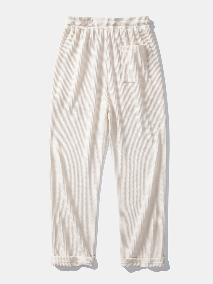 Melquíades | Pantalón con textura gofre y cordón