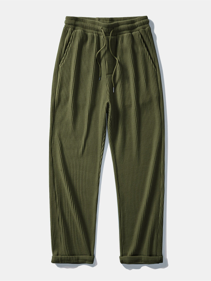 Melquíades | Pantalón con textura gofre y cordón