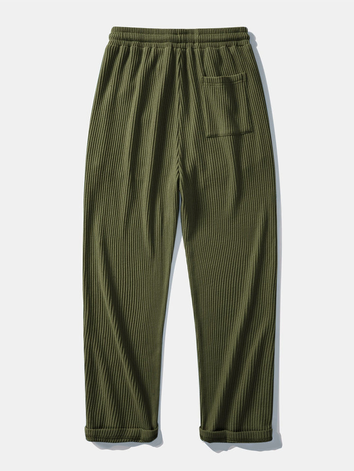 Melquíades | Pantalón con textura gofre y cordón