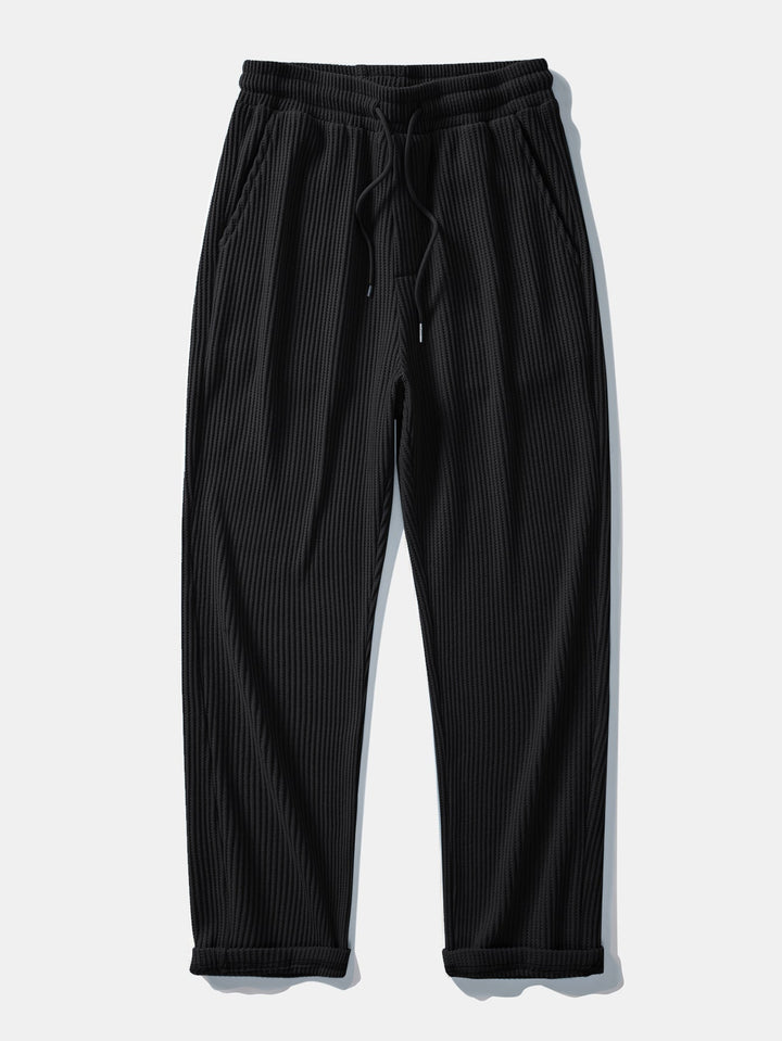 Melquíades | Pantalón con textura gofre y cordón