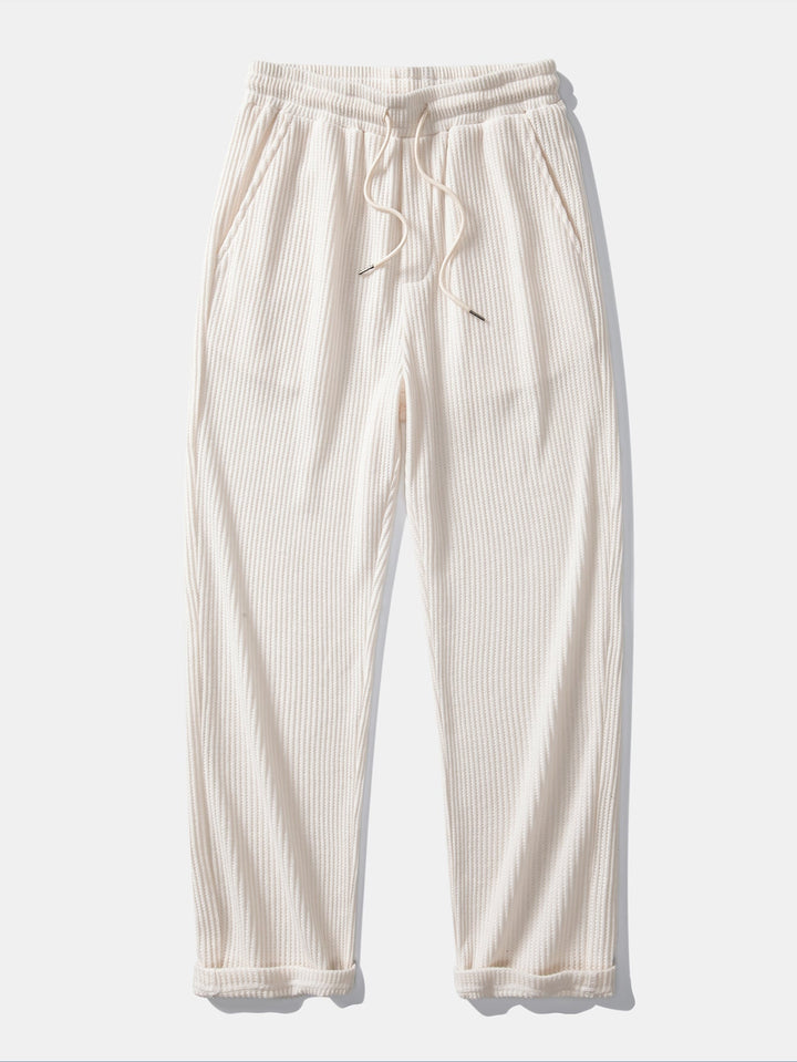 Melquíades | Pantalón con textura gofre y cordón