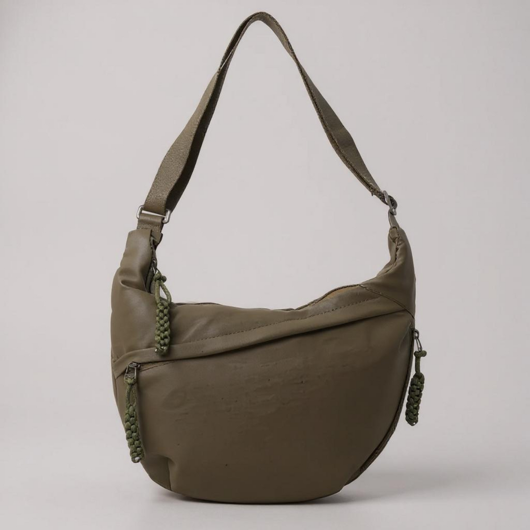 Mercedes | Bolso de hombro verde oliva
