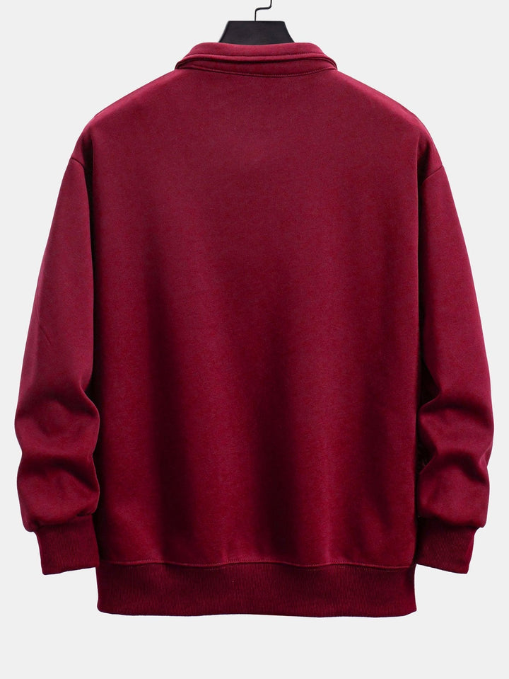 Miguel | Sudadera con cuello polo y corte relajado